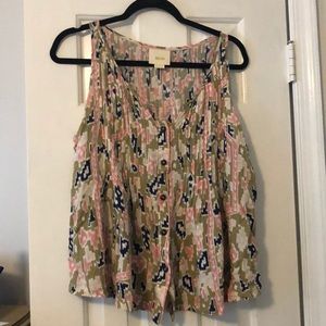 Maeve button down tank